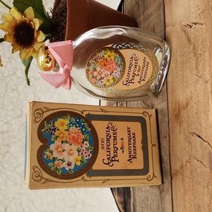 Vintage Avon California Perfume Anniversary Keepsake - Sweet Honesty Cologne